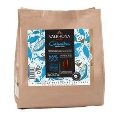 CARIBBEAN 66%. BEAN BAG 1kg