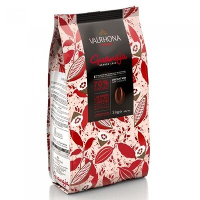 Valrhona dark couverture chocolate GUANAJA 70% 3kg