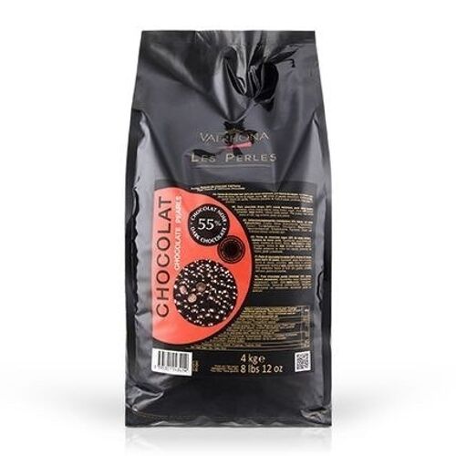 PERLES. 4KG NOIR VALRHONA