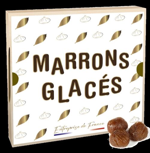 Marrons glacés, entiers 9 pièces nus 160gr, Corsiglia