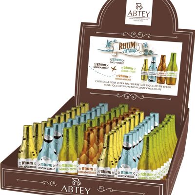 Bottiglie di liquore al cioccolato x 70 ABTEY, 910gr