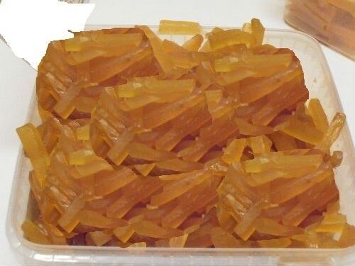 LAMELLES GINGEMBRES CONFITES , BOITE 1 KG