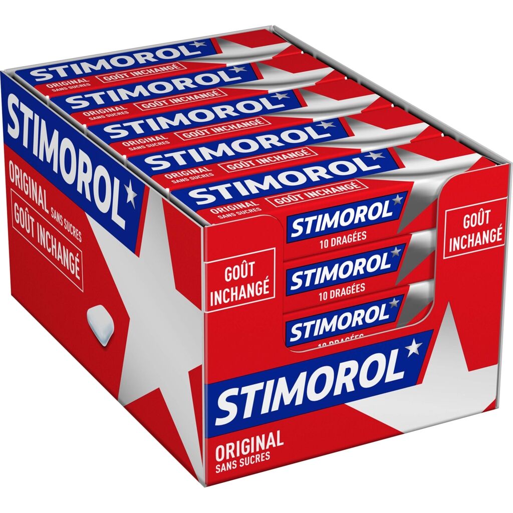 STIMOROL. Sugar free. BOX OF 25