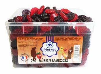 MURES ET FRAMBOISES BAC 250 Pierrot Gourmand