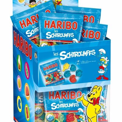 SCHLÜMPFE 40 gr. 30 HARIBO-TASCHEN