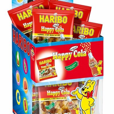 GLÜCKLICHE COLA 40 gr. 30 HARIBO-TASCHEN