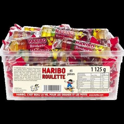 INVOLTINI DI FRUTTA. VASSOIO HARIBO 45P