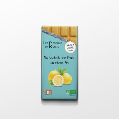 Tablette de fruits au citron bio