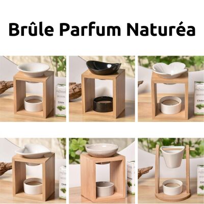 Perfume Burner, Waxes and Scented Fondants | Naturéa Series Many Models to Choose from
