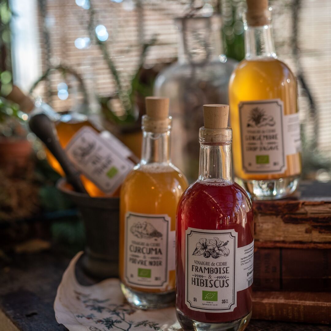 Caja trilogía de vinagres de sidra aromatizados - Pack