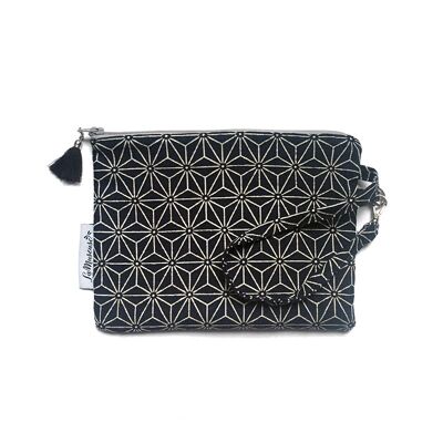 Custodia con cinturino da polso in cotone giapponese con stella