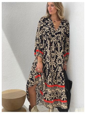 Robe vintage Lilia noir 4