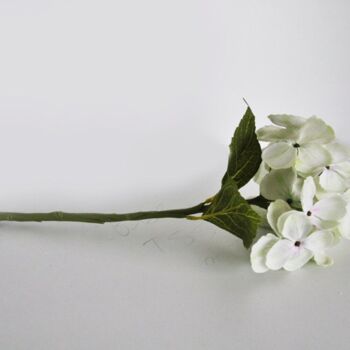 Bouquet hortensia  vert clair - 33 cm - Fleurs artificielles 9