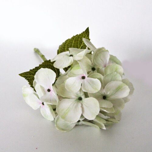 Bouquet hortensia  vert clair - 33 cm - Fleurs artificielles