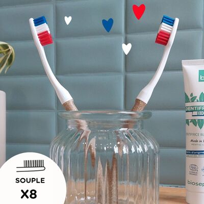 Refills for interchangeable head toothbrush BBR – Edith – x 2 soft heads
