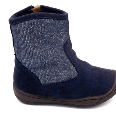 Stiefel mit Fantasiestock - marineblau