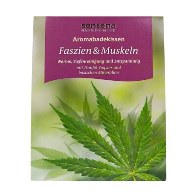 Sensena Natural Cosmetics Cuscino da bagno aromatico - fascia e muscoli, additivo nutriente per il bagno, calore, pulizia profonda e rilassamento