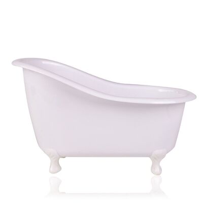 Plastic bathtub, to fill, 26 x 13.7, white