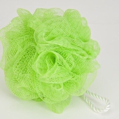 Eponge mesh avec cordon blanc, 40g, couleur : vert, PU