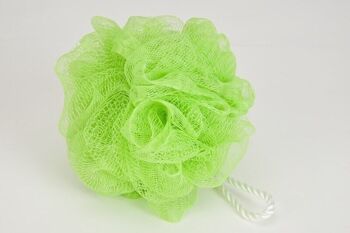 Eponge mesh avec cordon blanc, 40g, couleur : vert, PU
