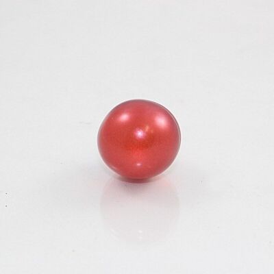 Round bath pearl, colour: bordeaux-mother-of-pearl, fragrance: pink