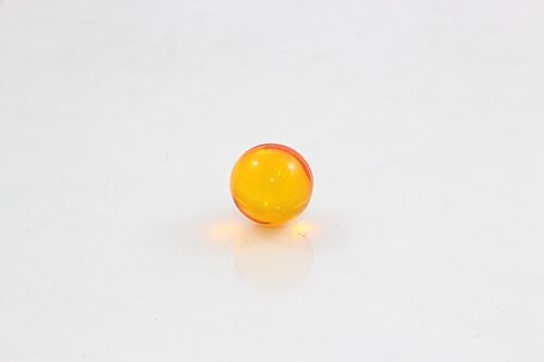 Badeperle rund, Farbe: orange-transparent, Duft: O