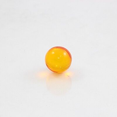 Round bath pearl, color: orange-transparent, scent: O