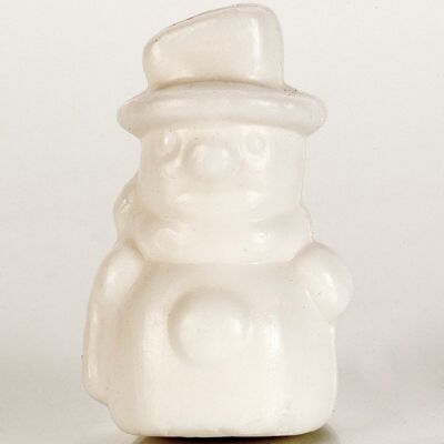 Jabón muñeco de nieve blanco, 25 g fragancia: aloe vera, PU 5