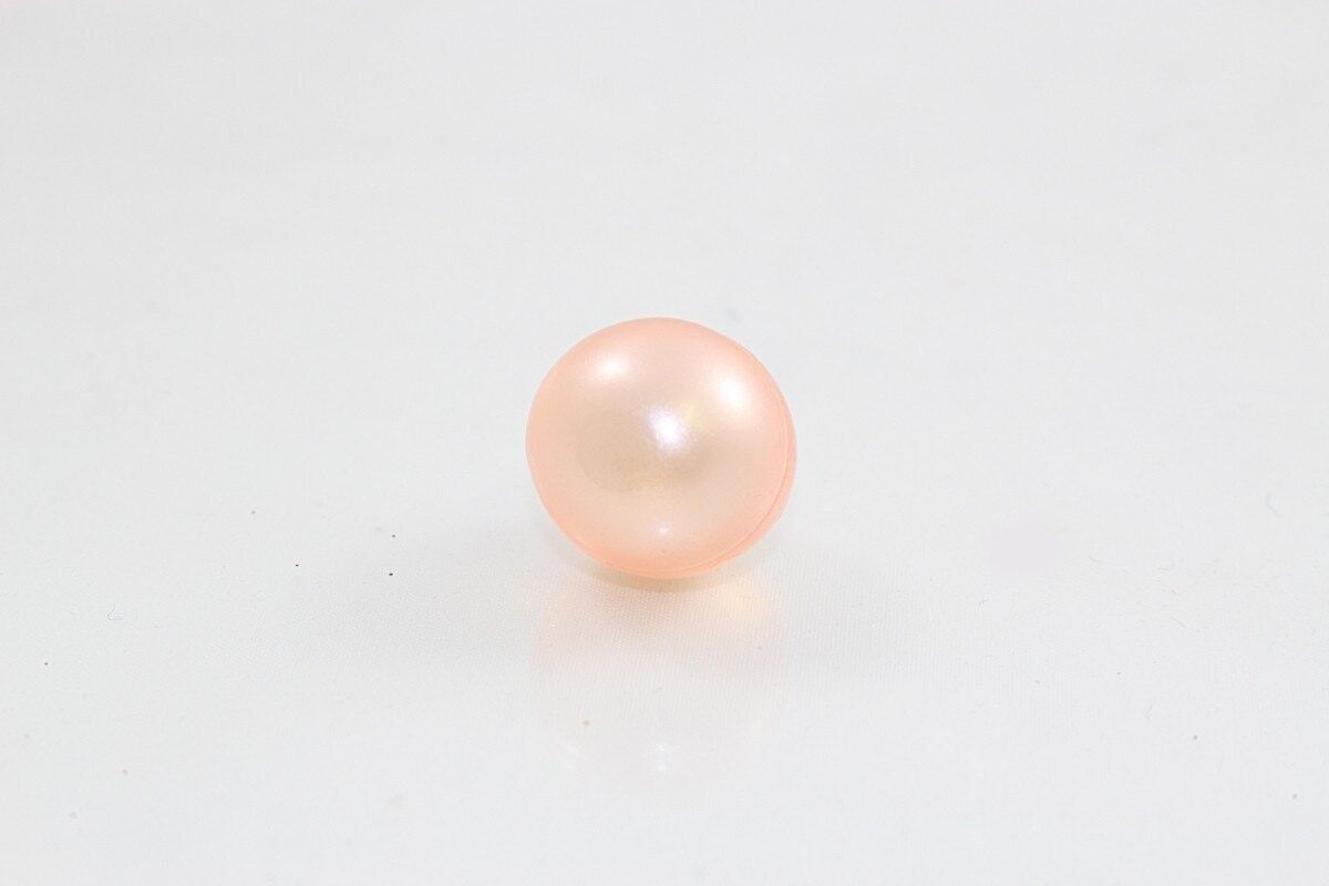 Badeperle rund, Farbe: rosa-perlmutt, Duft: Rose,