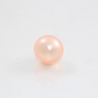 Round bath pearl, color: pink-nacre, scent: rose,