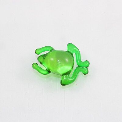Perle de bain grenouille, couleur : vert-transparent, parfum : K
