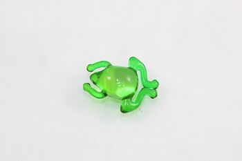 Perle de bain grenouille, couleur : vert-transparent, parfum : K