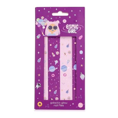 Limes à ongles COSMIC GIRL en coffret cadeau, 4 p