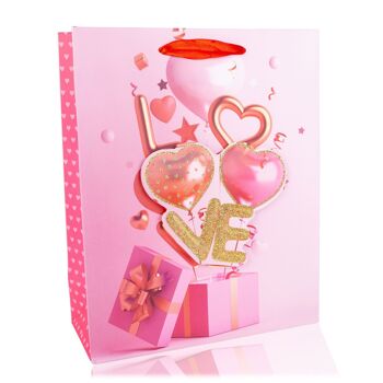 Sac cadeau LOVE taille S 4