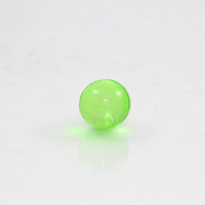 Perle de bain ronde, couleur : vert-transparent, parfum : pomme