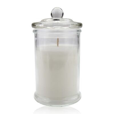 Scented candle in glass with lid, 230g