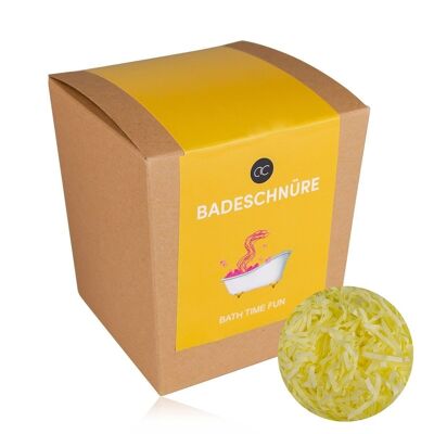 BADENNUDEL in confezione regalo, 40g, colore: giallo, profumo: