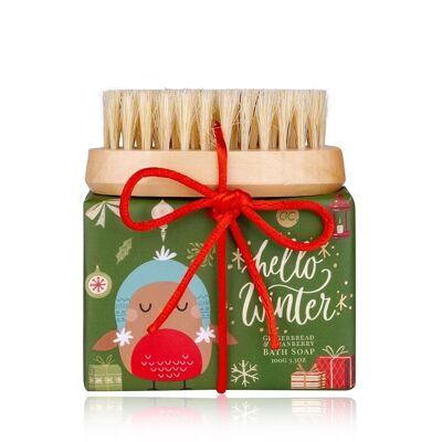 Set de soin des mains HELLO WINTER avec savon 100g, ongles