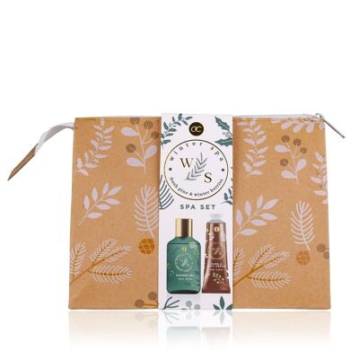 WINTER SPA set da bagno in trousse di carta, i