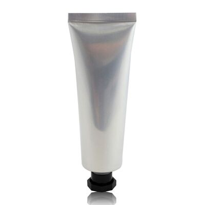Hand & nail cream in a tube (aluminium look) without a label
