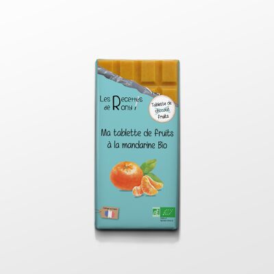 Tablette de fruits à la mandarine bio