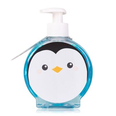 Hand soap HAVE AN ICE DAY in a pump dispenser, motif: penguin, soap dispenser with liquid soap