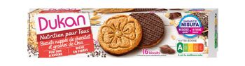 BISCUITS NAPPES CHOCOLAT ET GRAINES DE CHIA