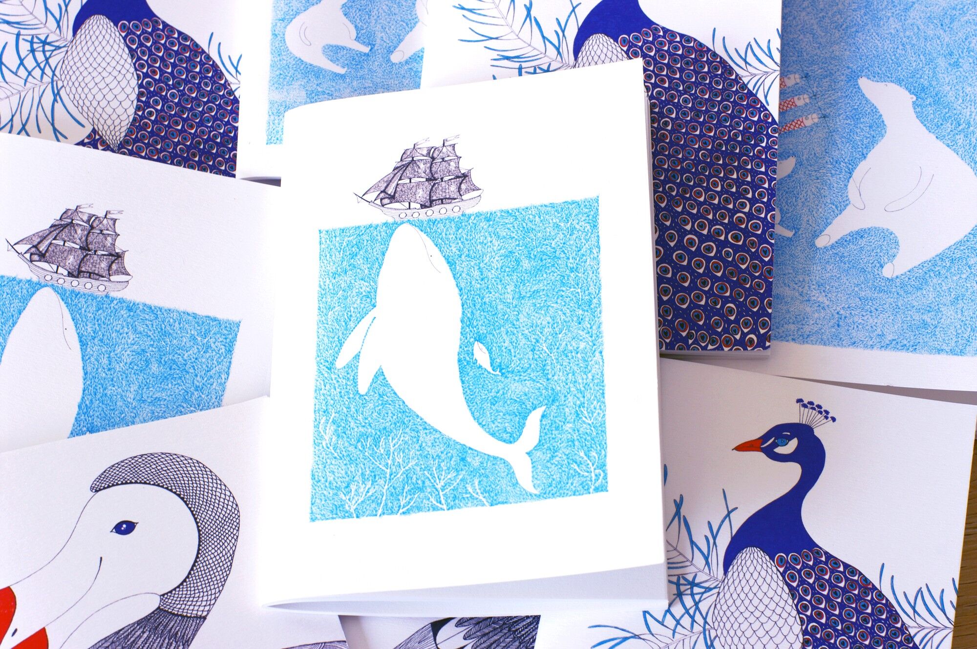 CUADERNO A5 (21x14,8cm) Ballena - entregado con bolsa transparente biodegradable