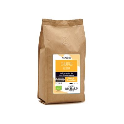 Café Mexique Altura Bio 250 g, Grains