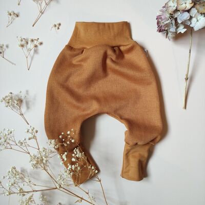 Scalable harem pants from 3 months Mesh Brass
