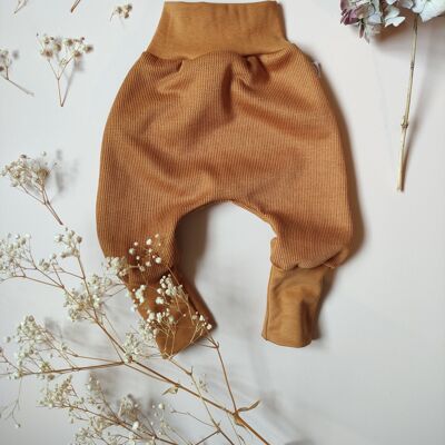 Scalable harem pants from birth Mesh Brass
