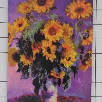 koelkastmagneet zonnebloemen Claude Monet