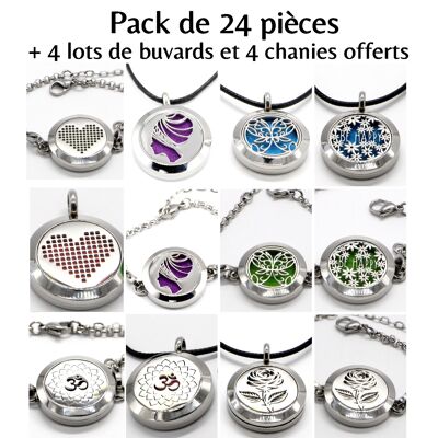 Discovery Pack Sales - 24 Aromatherapy Jewels + Free Blotters and Chains