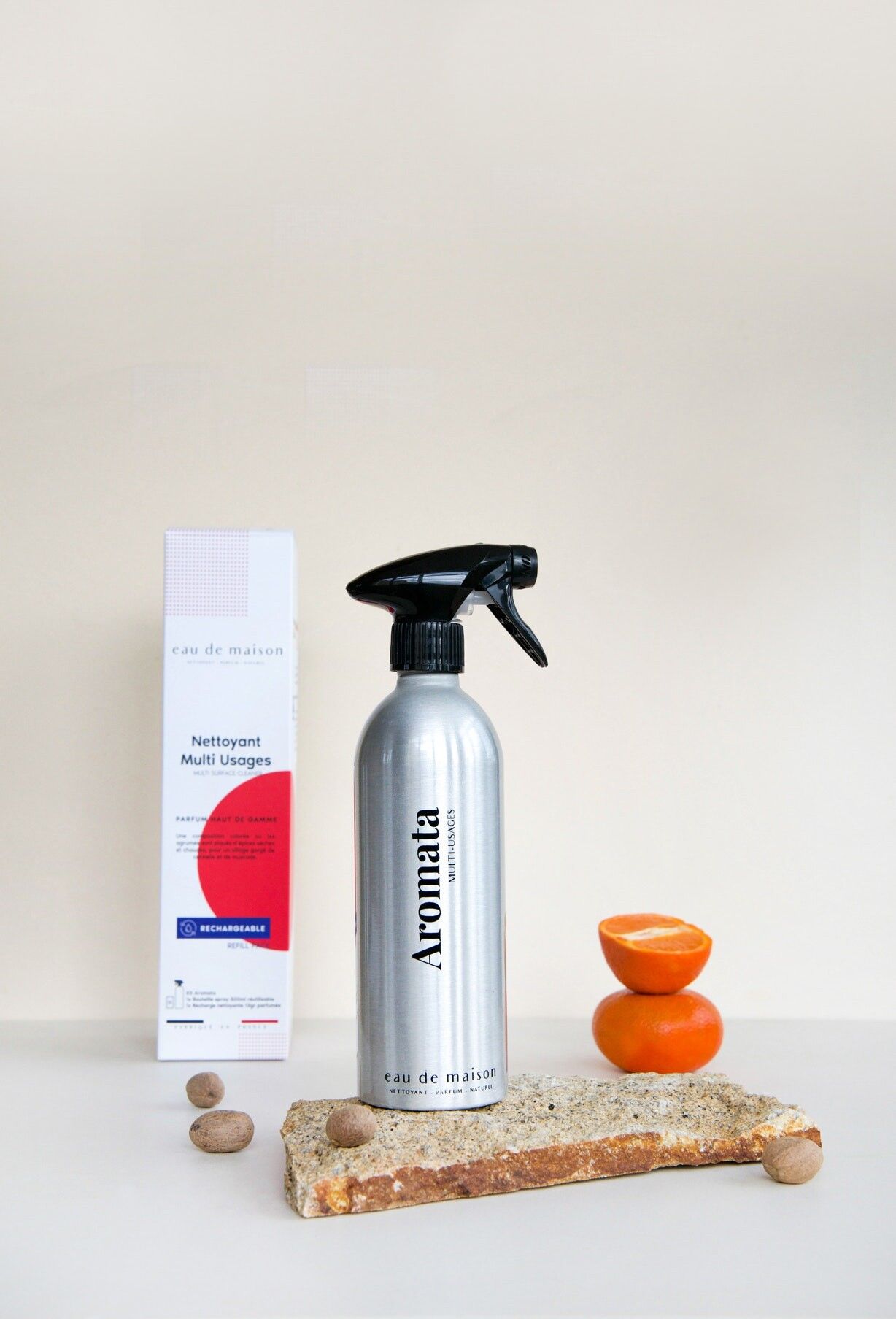 Sgrassante multiuso ecologico ricaricabile con fragranza premium